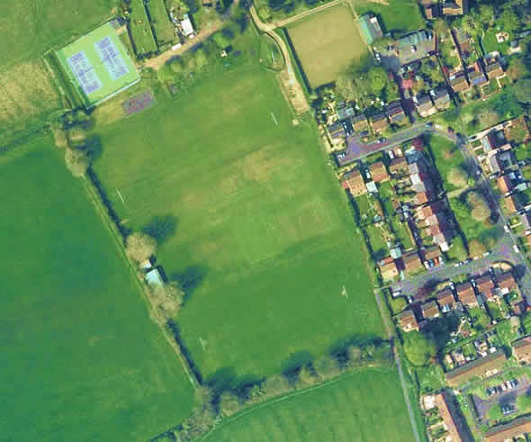 Aerial view of Queen Camel Playing Field